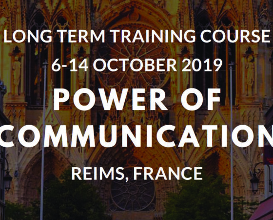 Open Call for long term Training Course “Power of Communication”